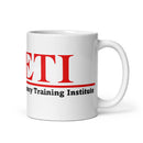 METI White glossy mug