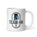 Team 401 White glossy mug