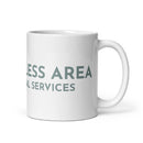 DABS White glossy mug