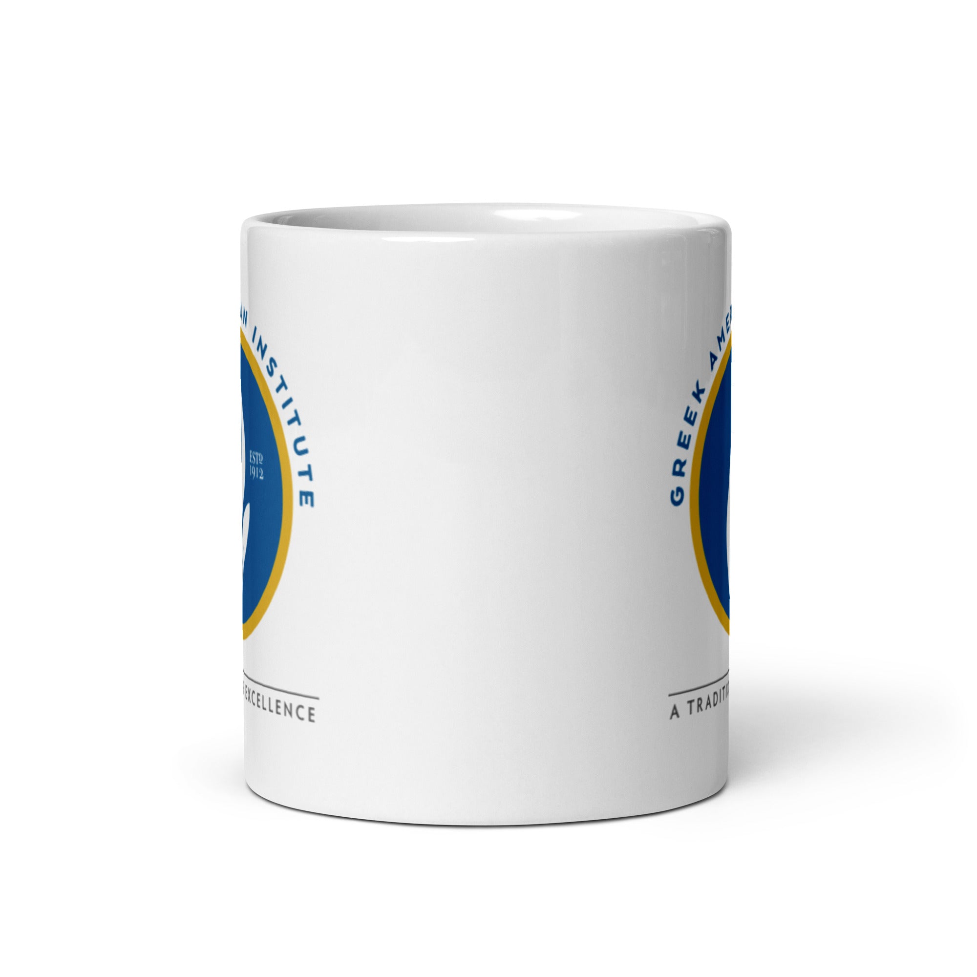 GAI White glossy mug