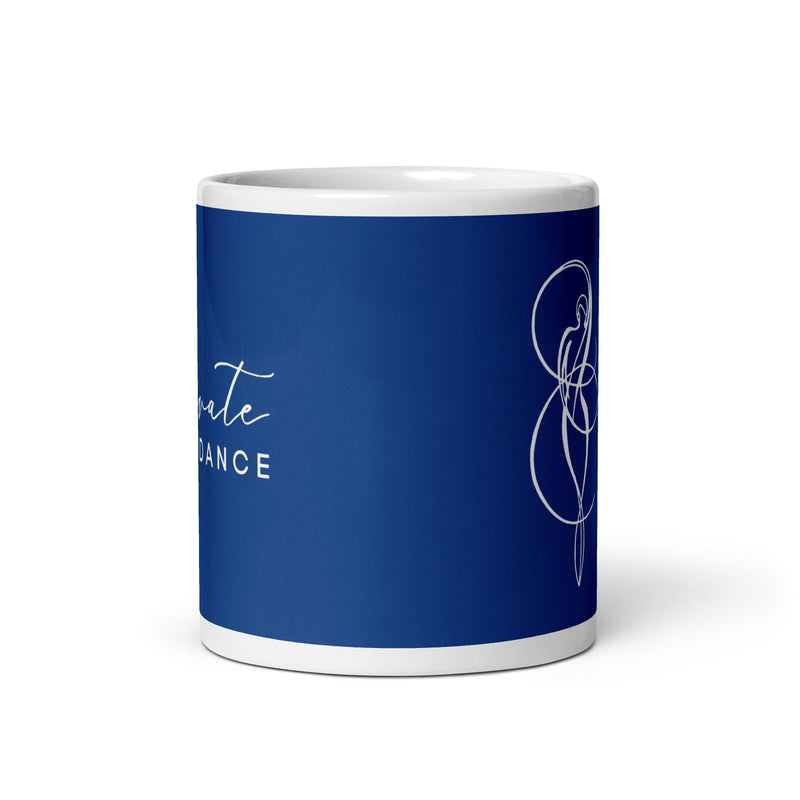 Elevate Dance White glossy mug