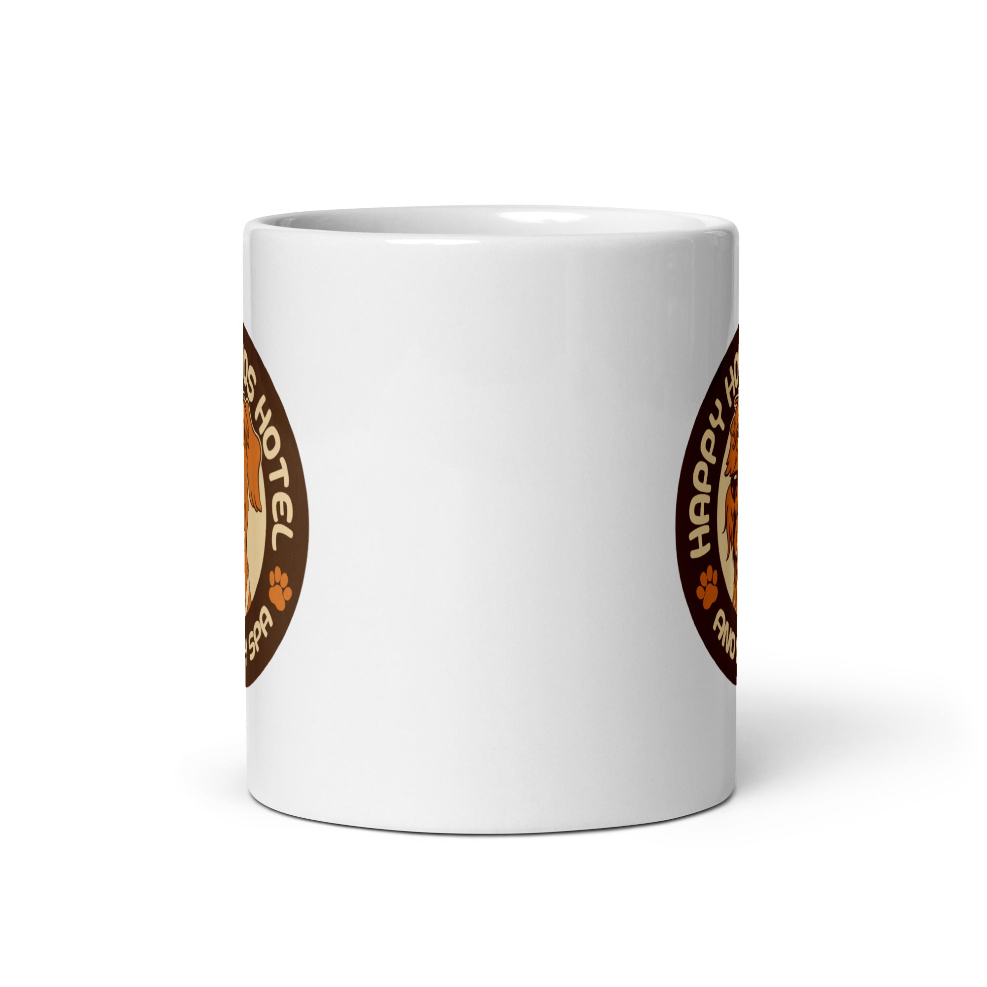 HHH White glossy mug