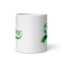 OU White glossy mug