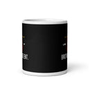 BJEI White glossy mug
