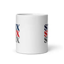 Taza Stix White brillante