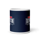 Taza blanca brillante LVRB