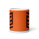 Taza blanca brillante BB