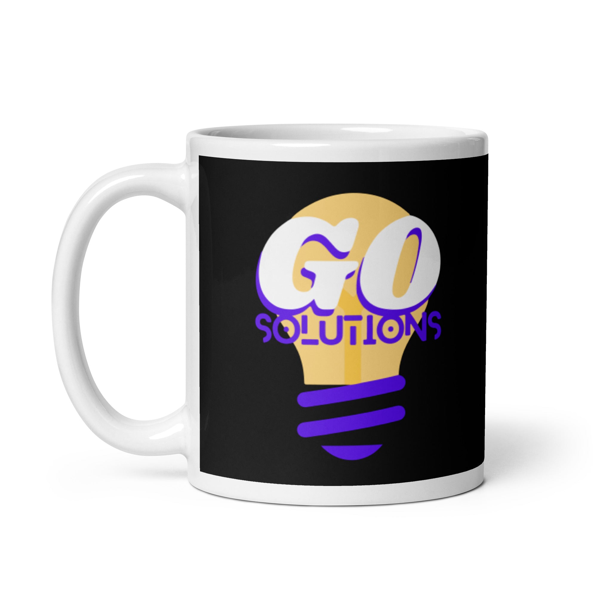 GOS White glossy mug
