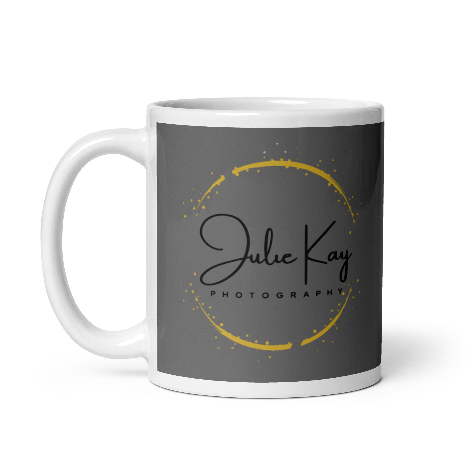 Julie Kay White glossy mug