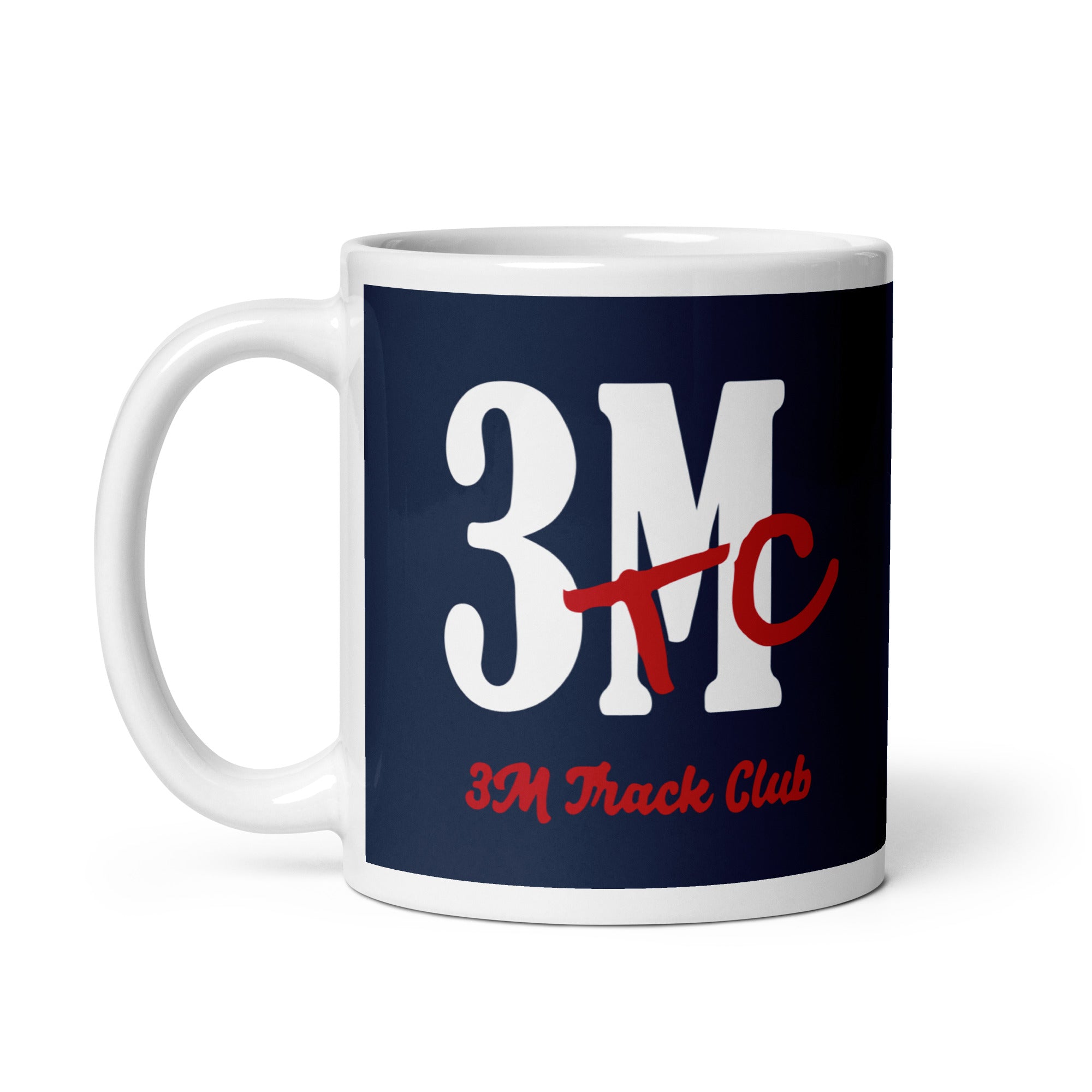 3M White glossy mug