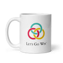 LGW White glossy mug