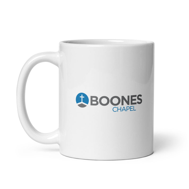 BCBC White glossy mug