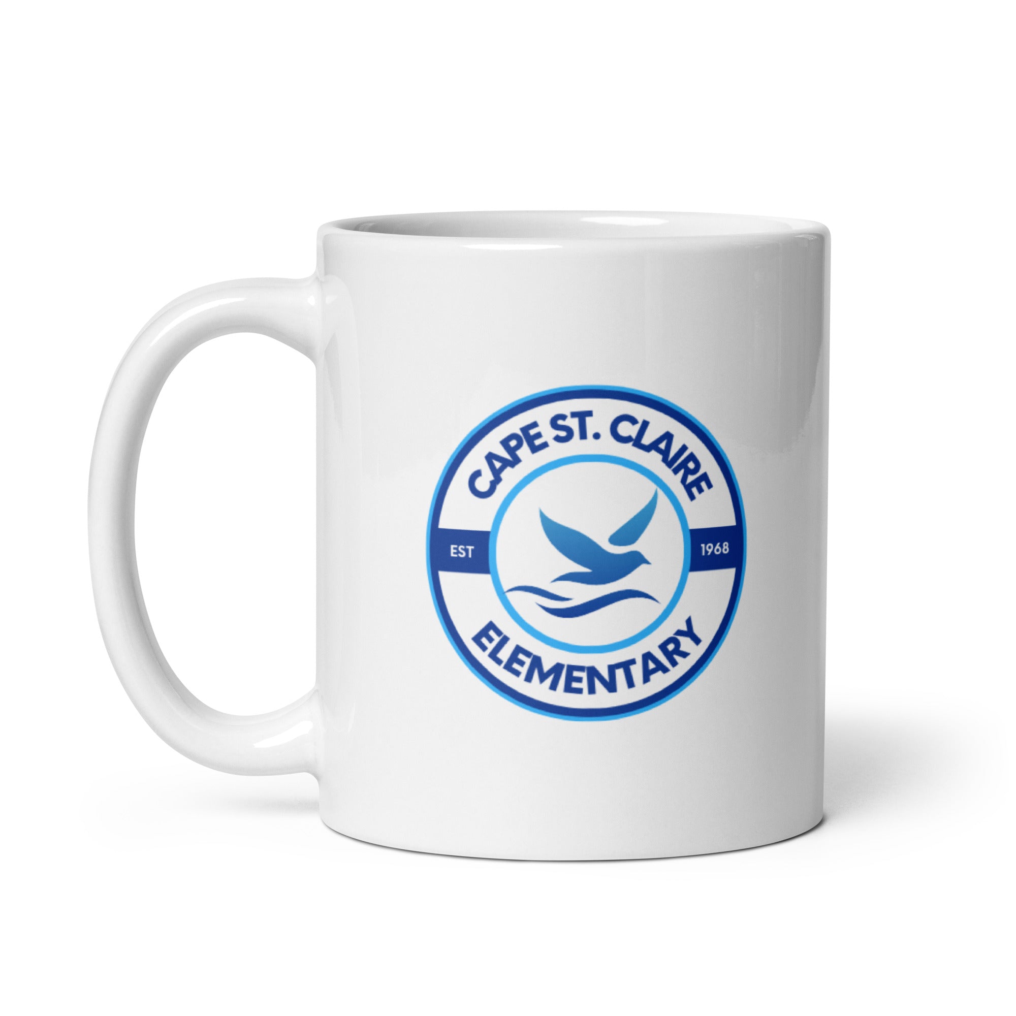 CSCES White glossy mug
