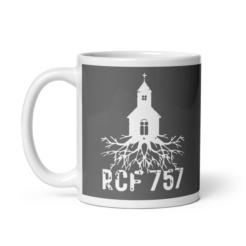 RCF White glossy mug