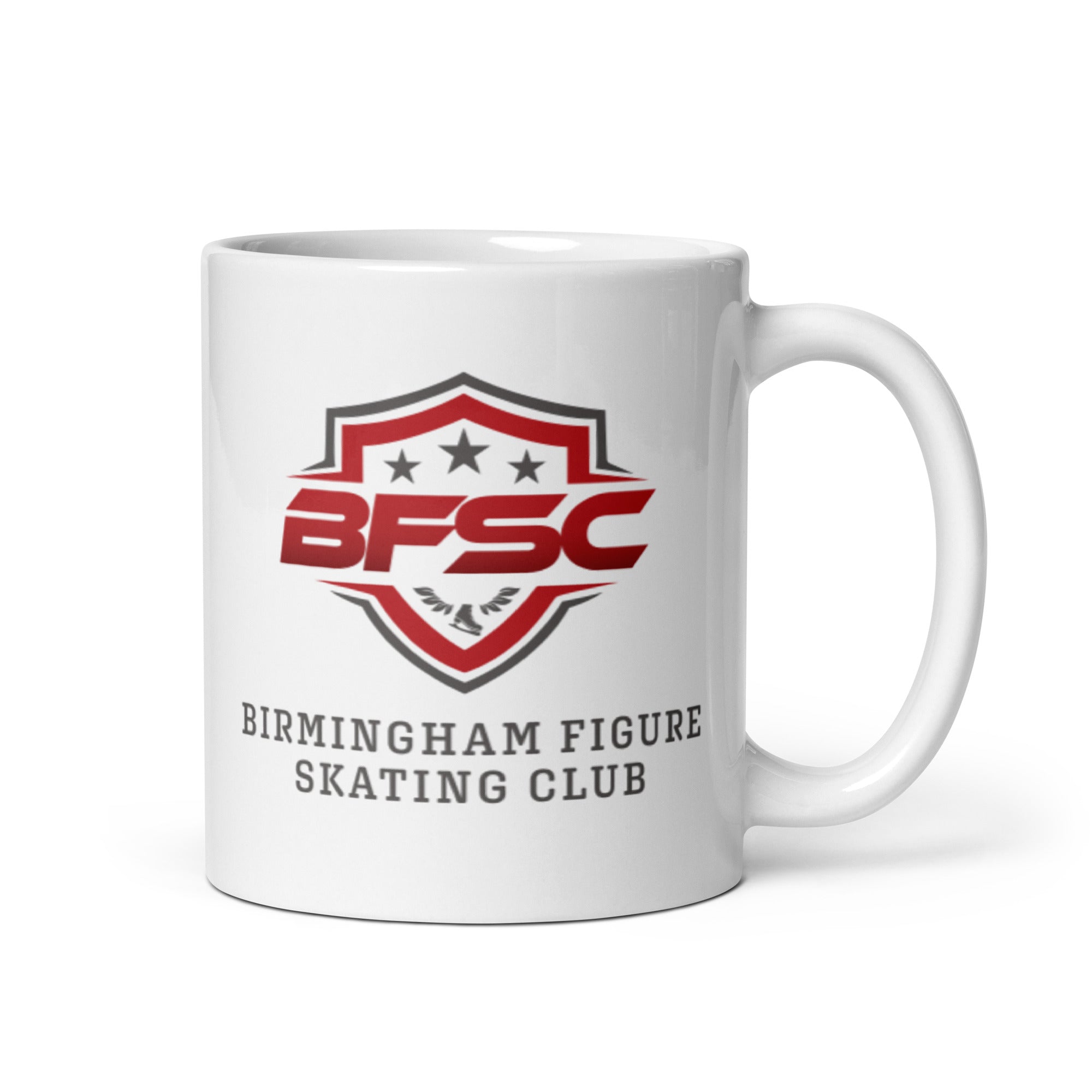 Taza blanca brillante BFSC