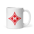 MHST White glossy mug