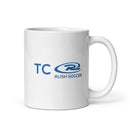 Taza blanca brillante TCR