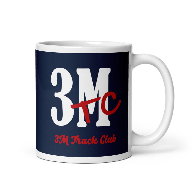 3M White glossy mug