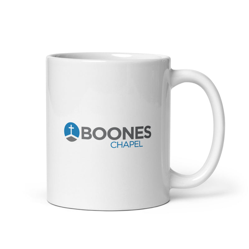 BCBC White glossy mug