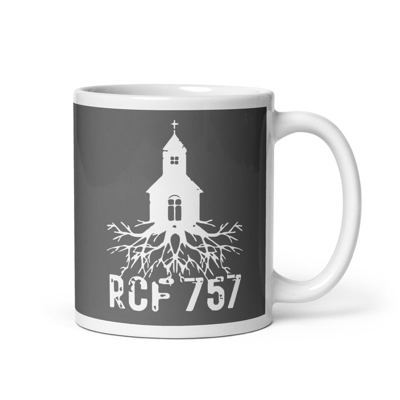 RCF White glossy mug