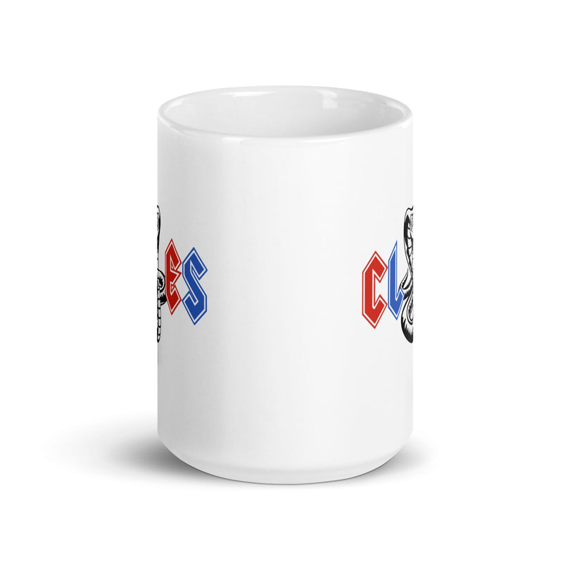 CLES White glossy mug