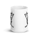Taza blanca brillante No Dekes
