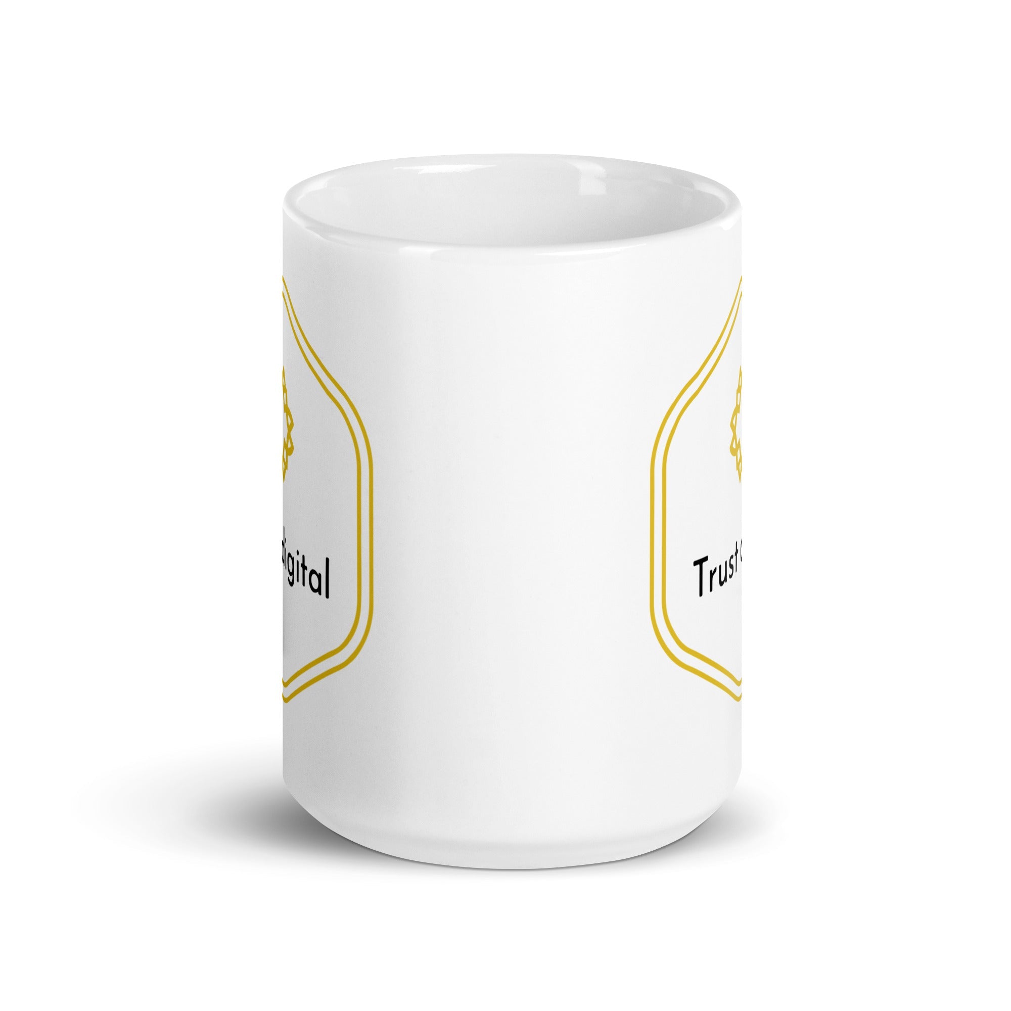 Taza digital blanca brillante Trust