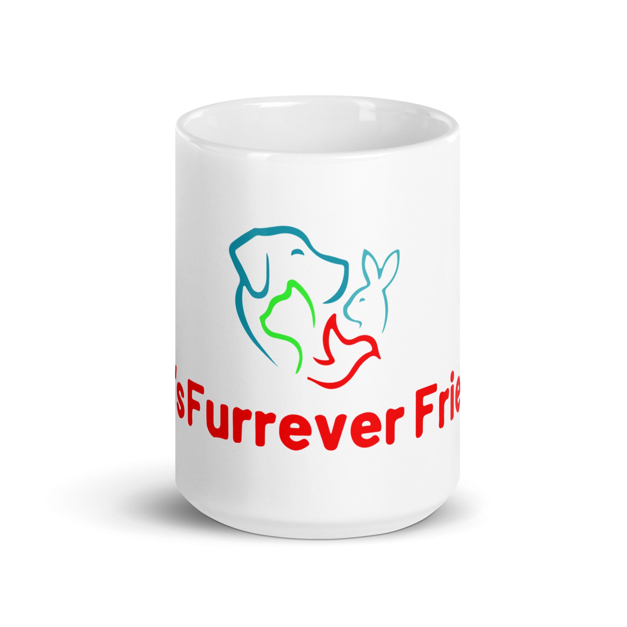 MFF White glossy mug