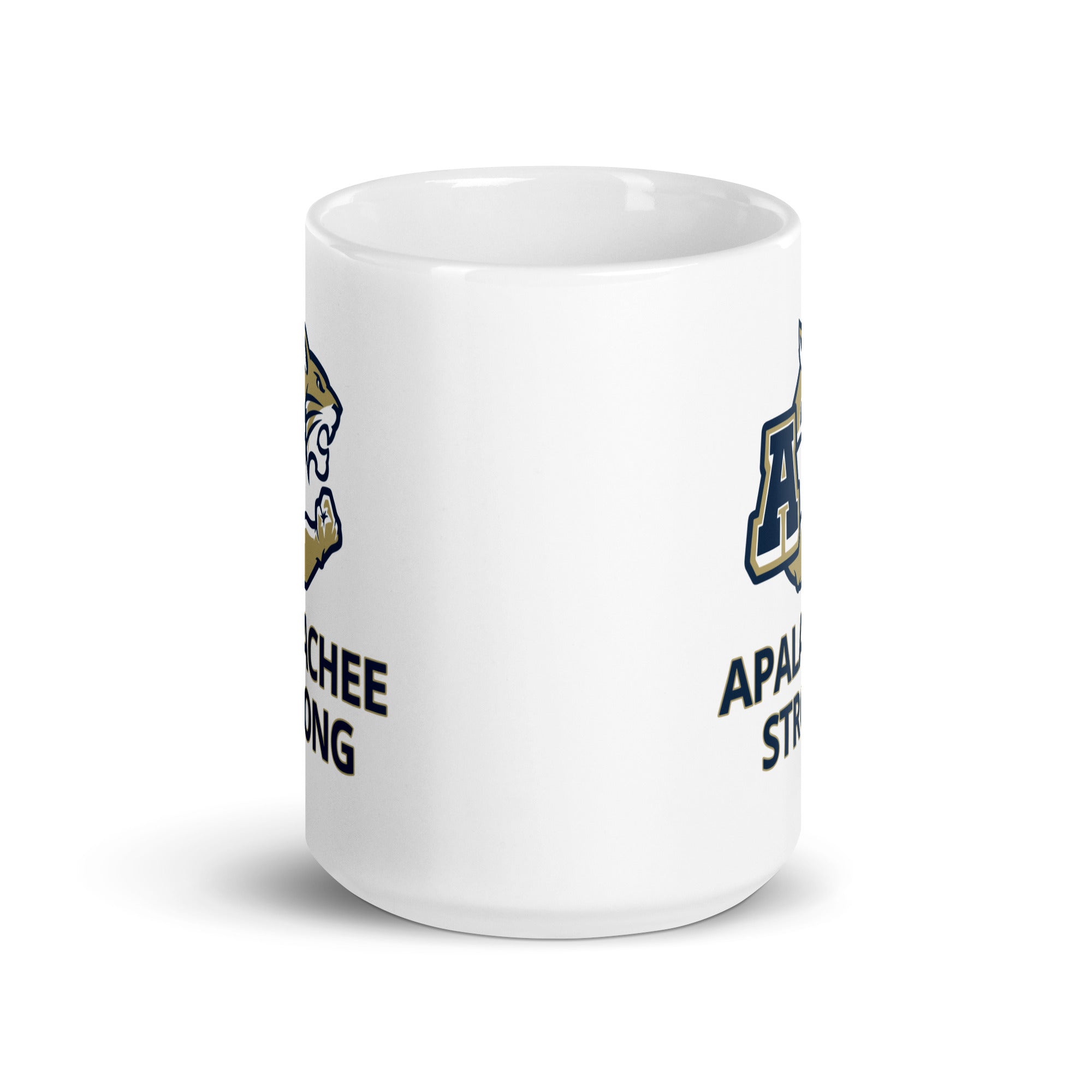 Taza blanca brillante Apalachee Strong