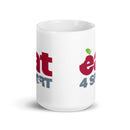Eat 4 Sport White glossy mug