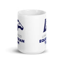 LET White glossy mug