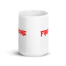 Taza blanca brillante Fire4One