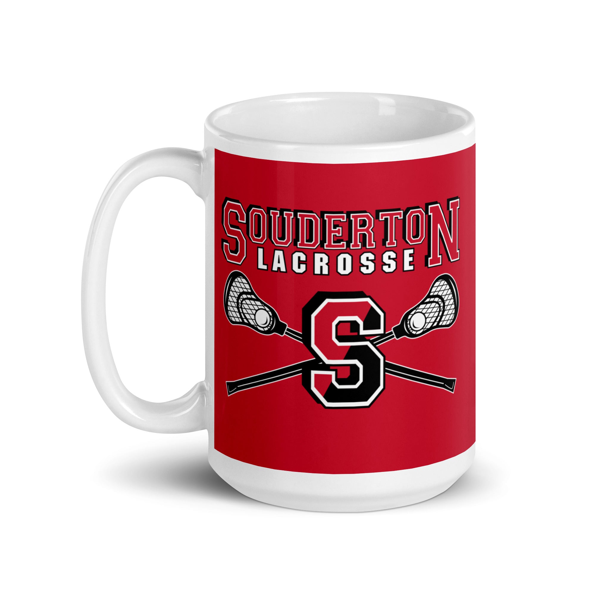 Taza brillante de Souderton Lacrosse