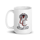 Lockport Cobras White glossy mug
