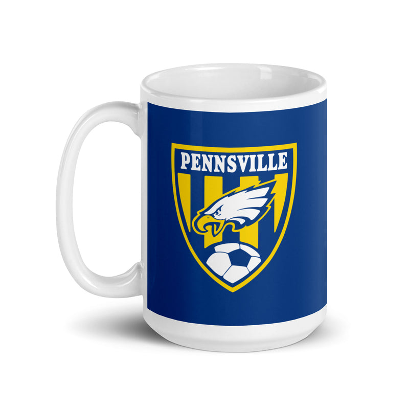 Pennsville Soccer Glossy mug