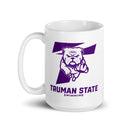 Truman State Swimming White glossy mug
