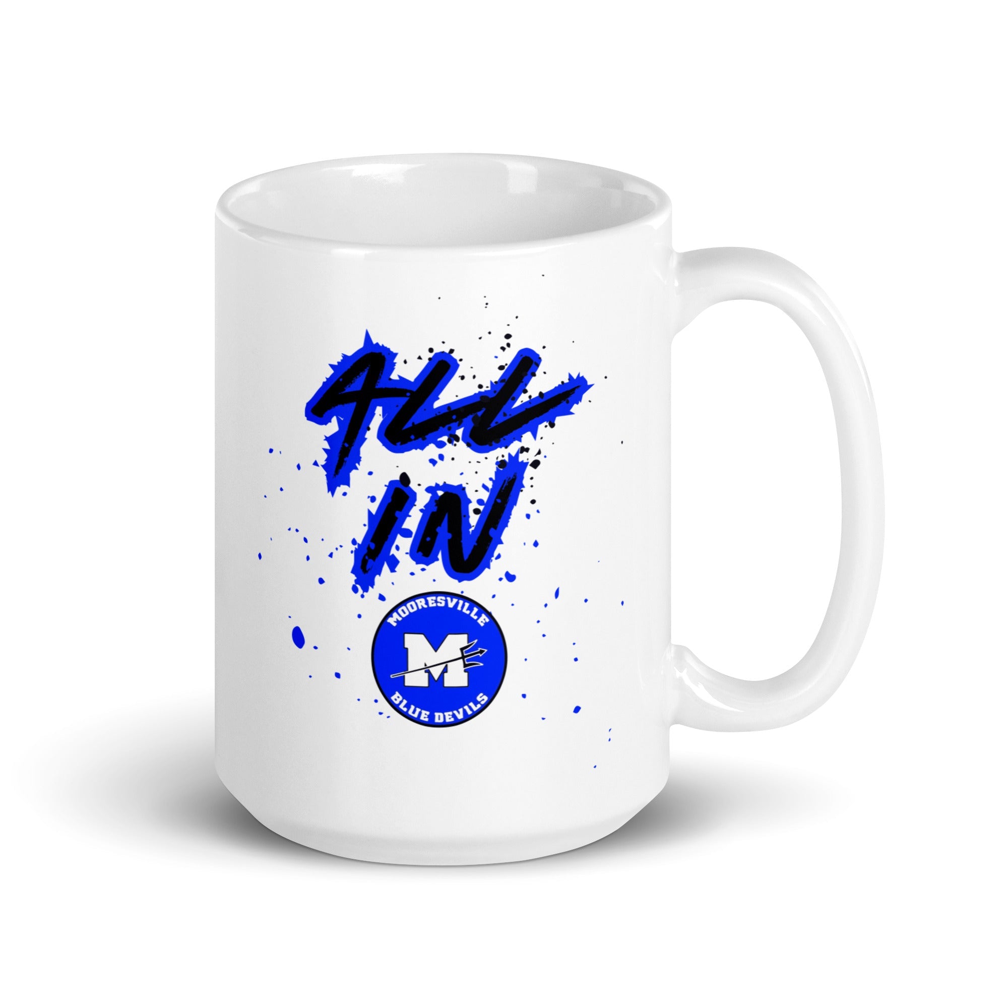 MHS White glossy mug