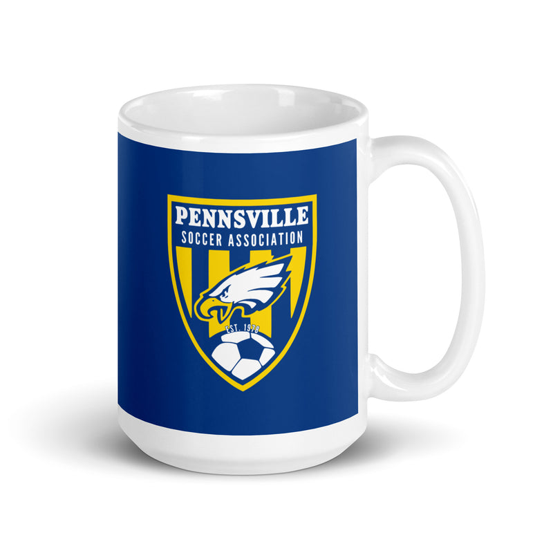 Pennsville Soccer Glossy mug