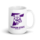 Truman State Swimming White glossy mug