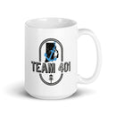 Team 401 White glossy mug