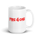 Taza blanca brillante Fire4One