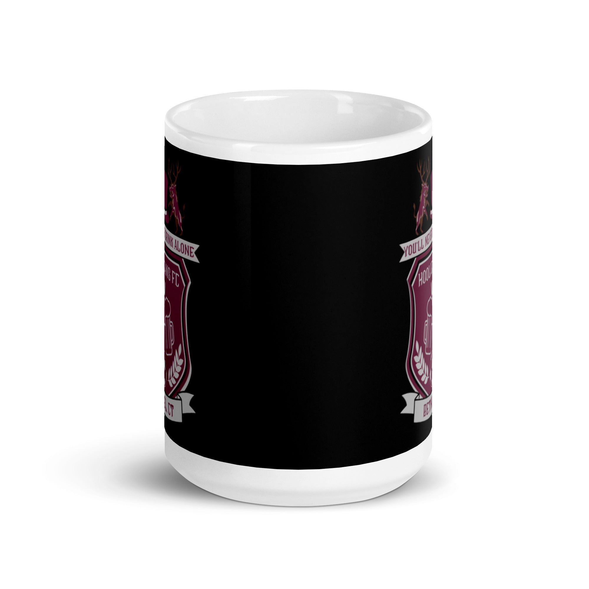 Taza blanca brillante de Bethel Hooligans