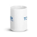 Taza blanca brillante TCR