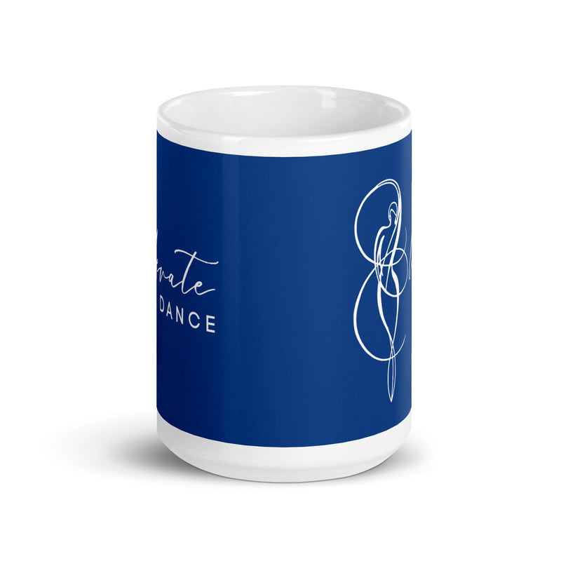 Elevate Dance White glossy mug