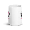Taza blanca brillante TD