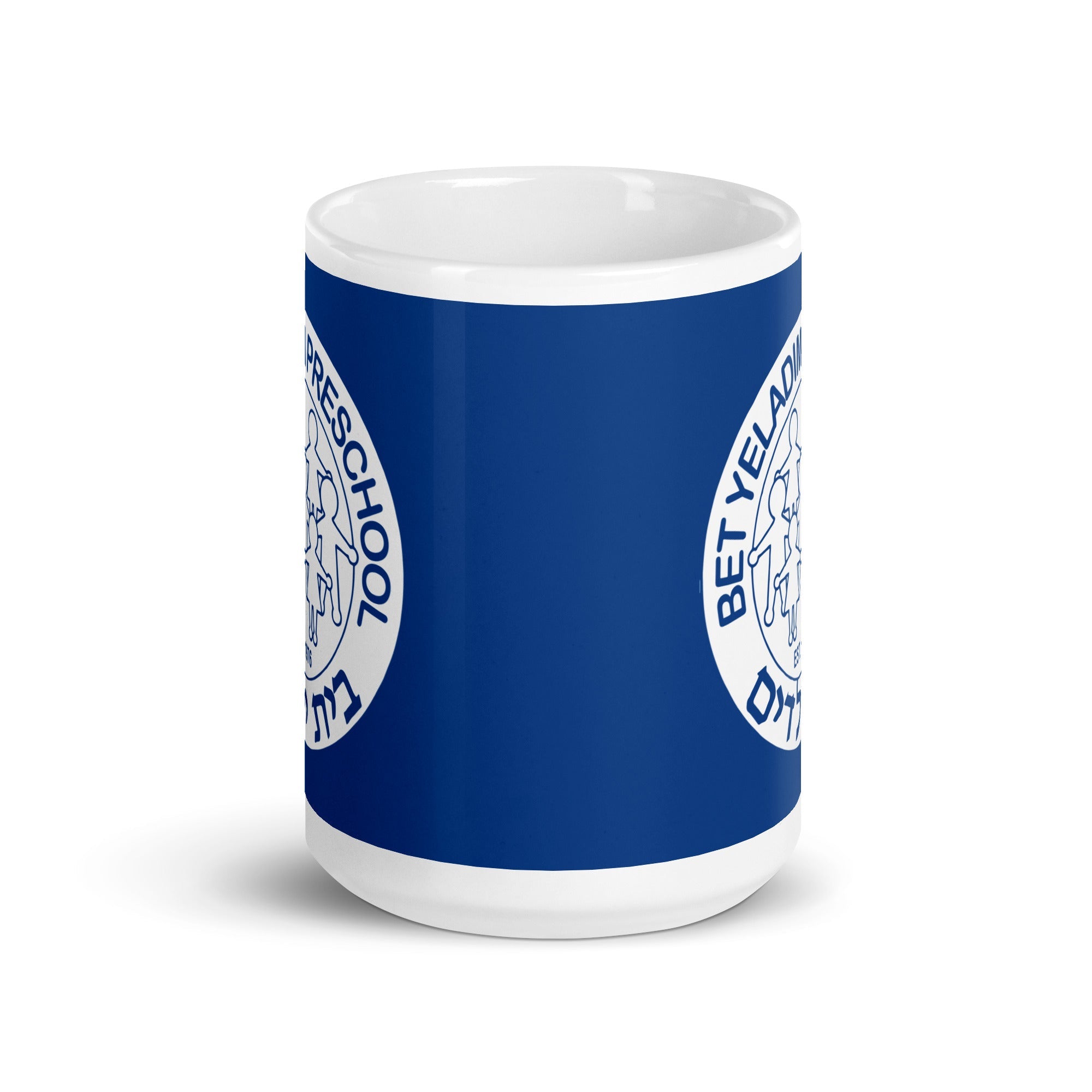 BY White glossy mug