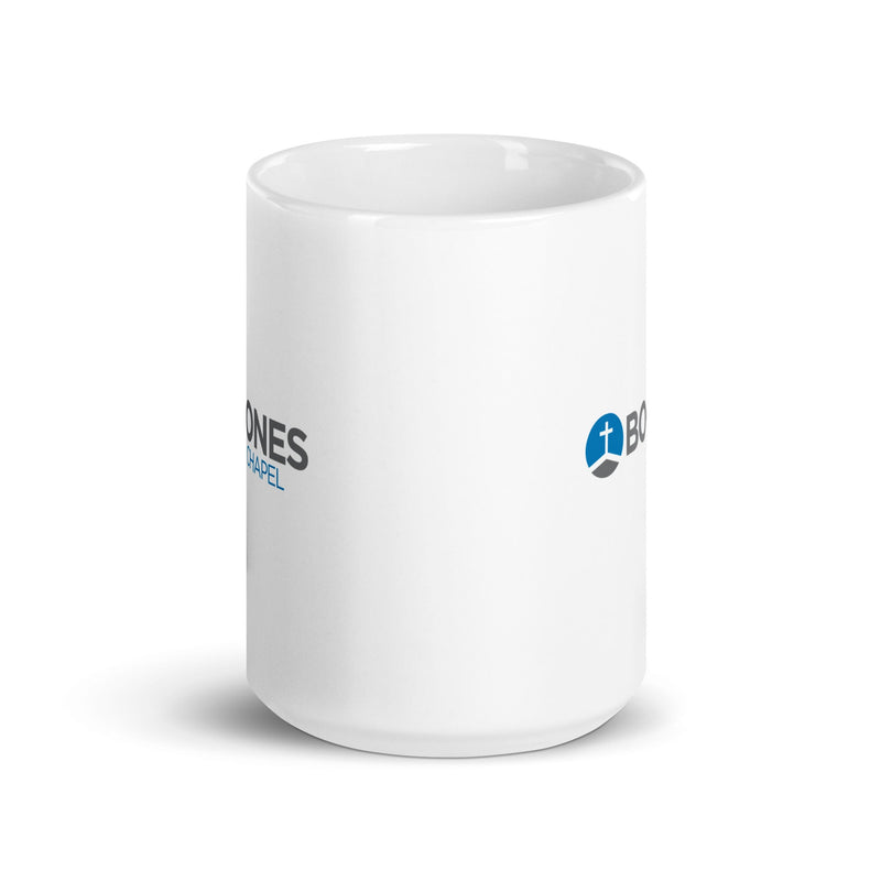 BCBC White glossy mug