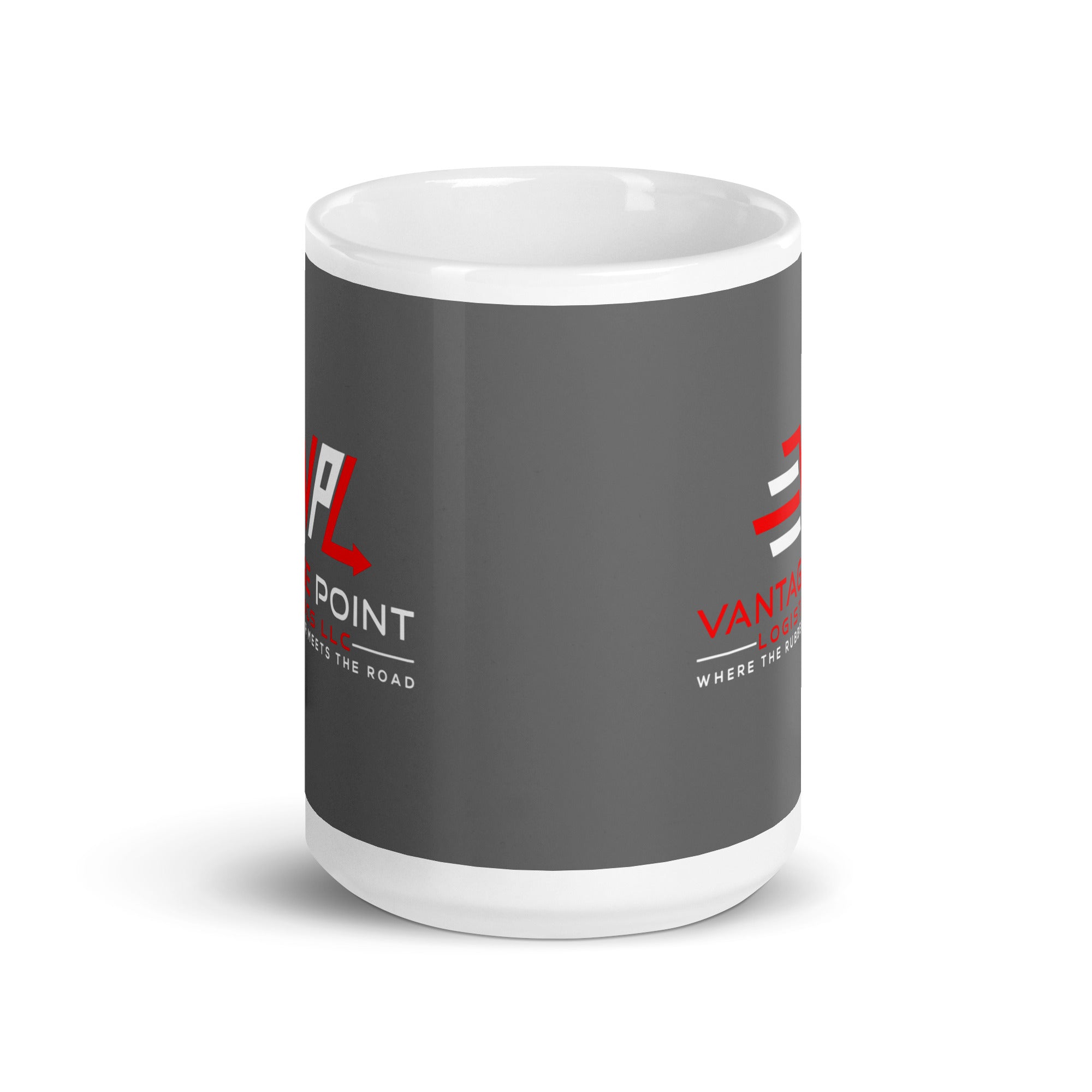 VPL White glossy mug