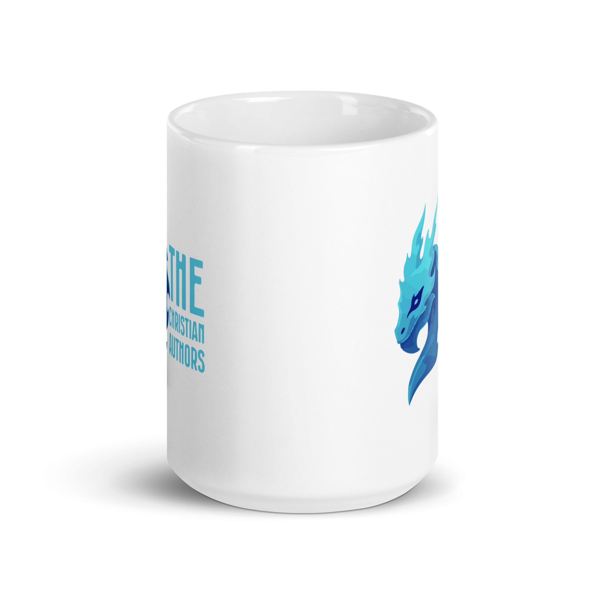 TCAP White glossy mug