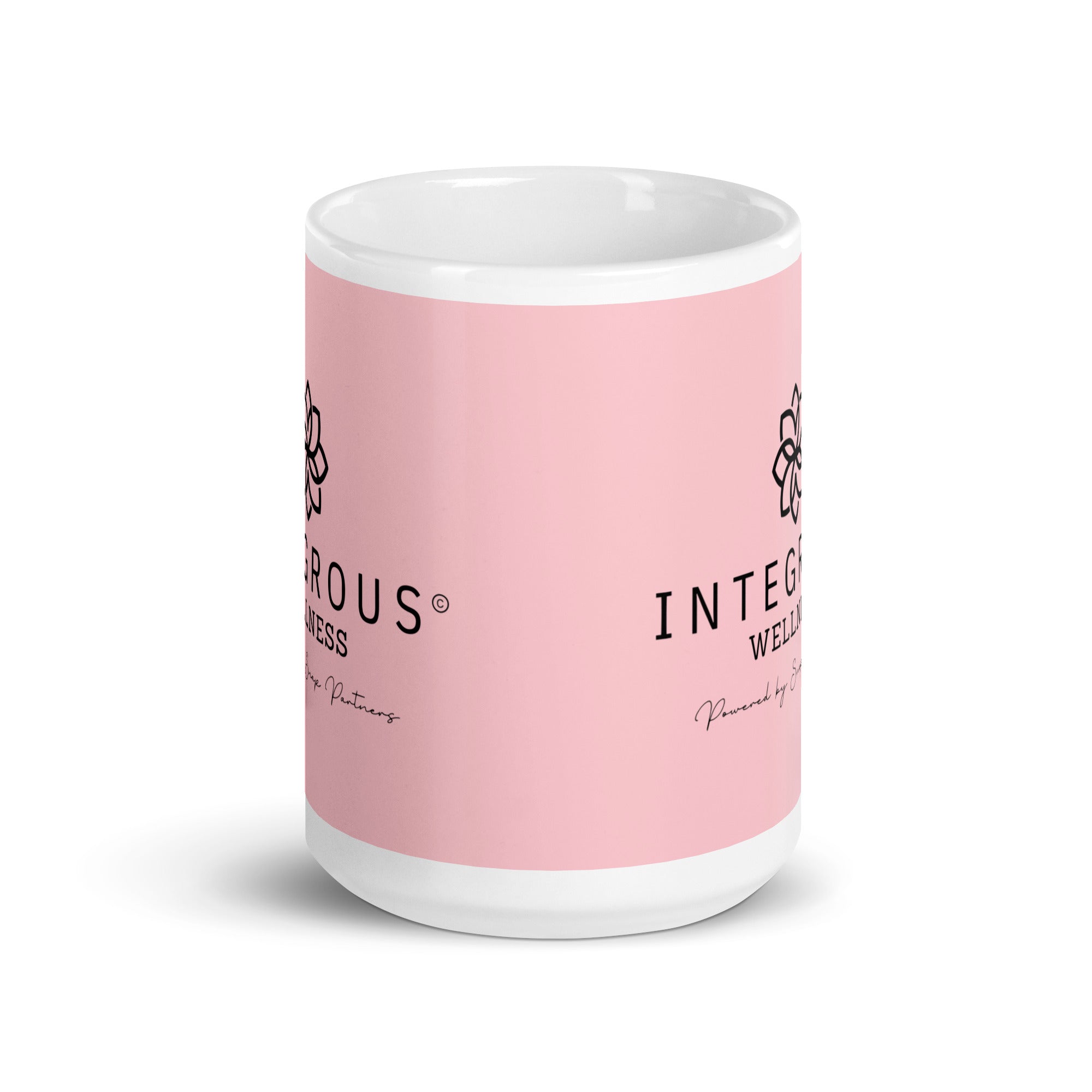 Integrous Wellness Pink glossy mug